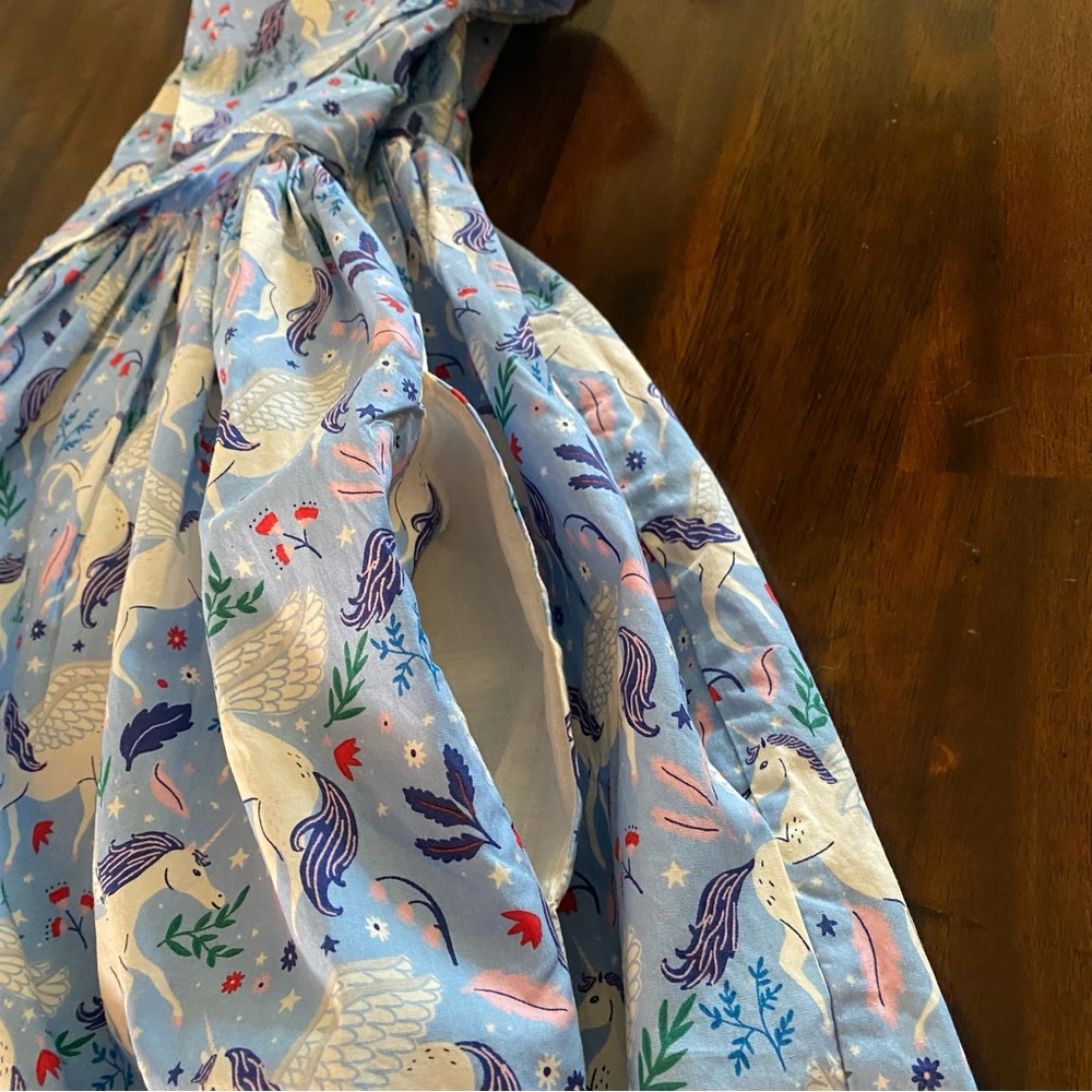 Mini Boden Unicorn Bow Party Dress - Picture 4 of 12